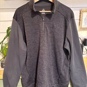Under Armour Gray Quarter-Zip Pullover – Size Large